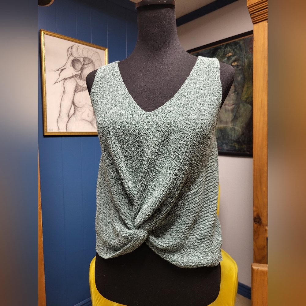 Scrap Work Boutique Sweater Tank Size M